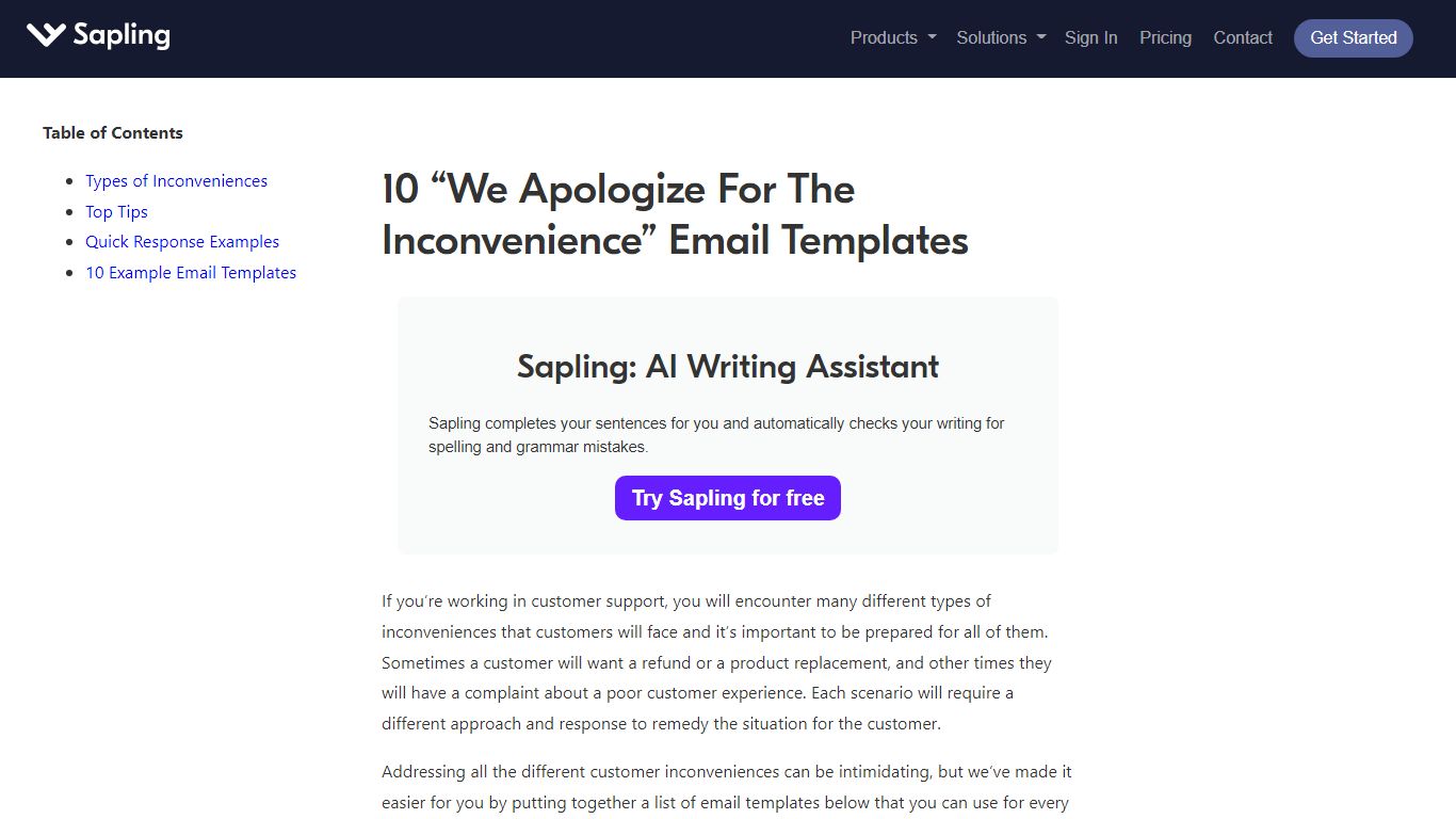 10 “We Apologize For The Inconvenience” Email Templates